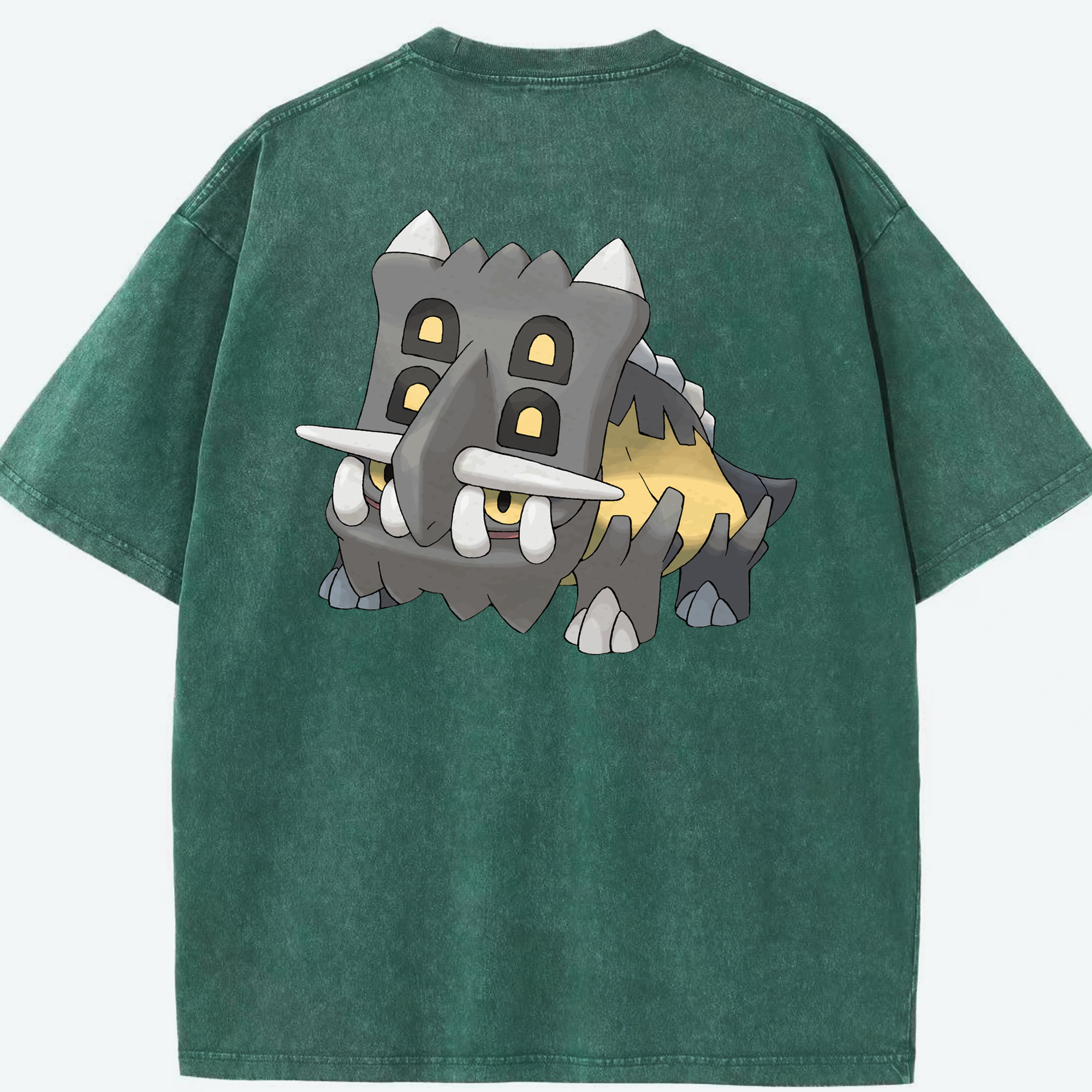 （画像用） ポケットモンスター Pokémon 綿100% ヴィンテージ風 半袖Tシャツ（背面プリント）
